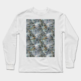 Marble effect Long Sleeve T-Shirt